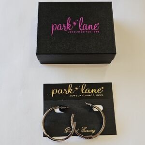 Park Lane Silver-Tone Hoop Earrings